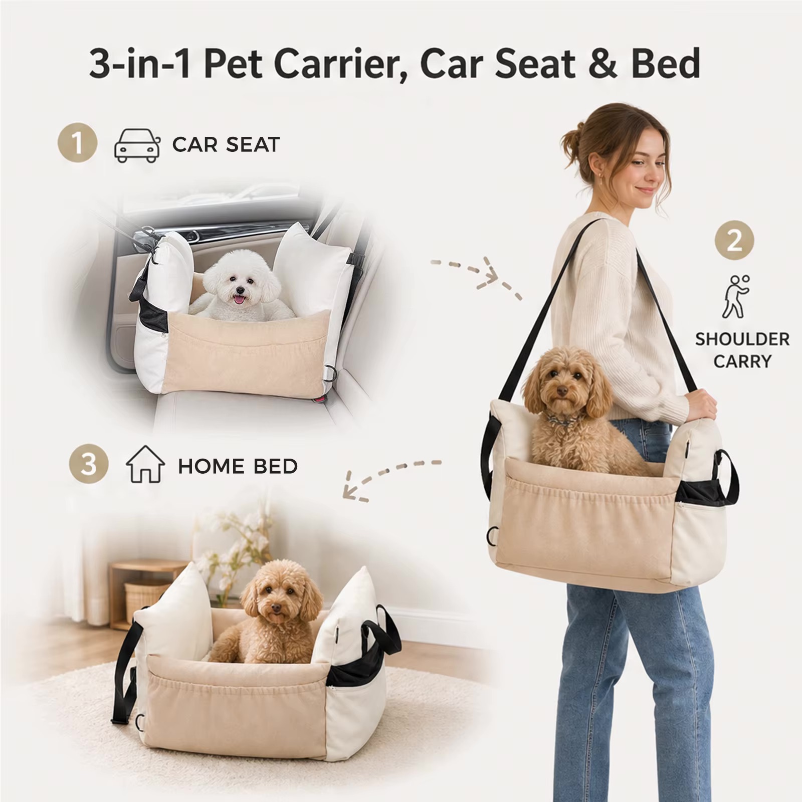 Car Seat for Medium Pets 15